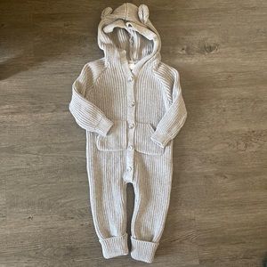 Jamie Kay Gray bear button up jumpsuit